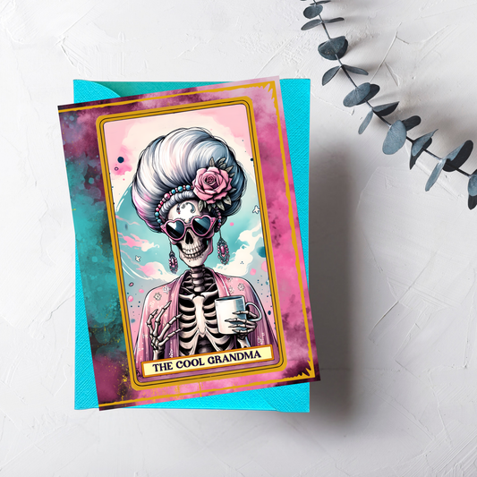 The Cool Grandma Greeting Card